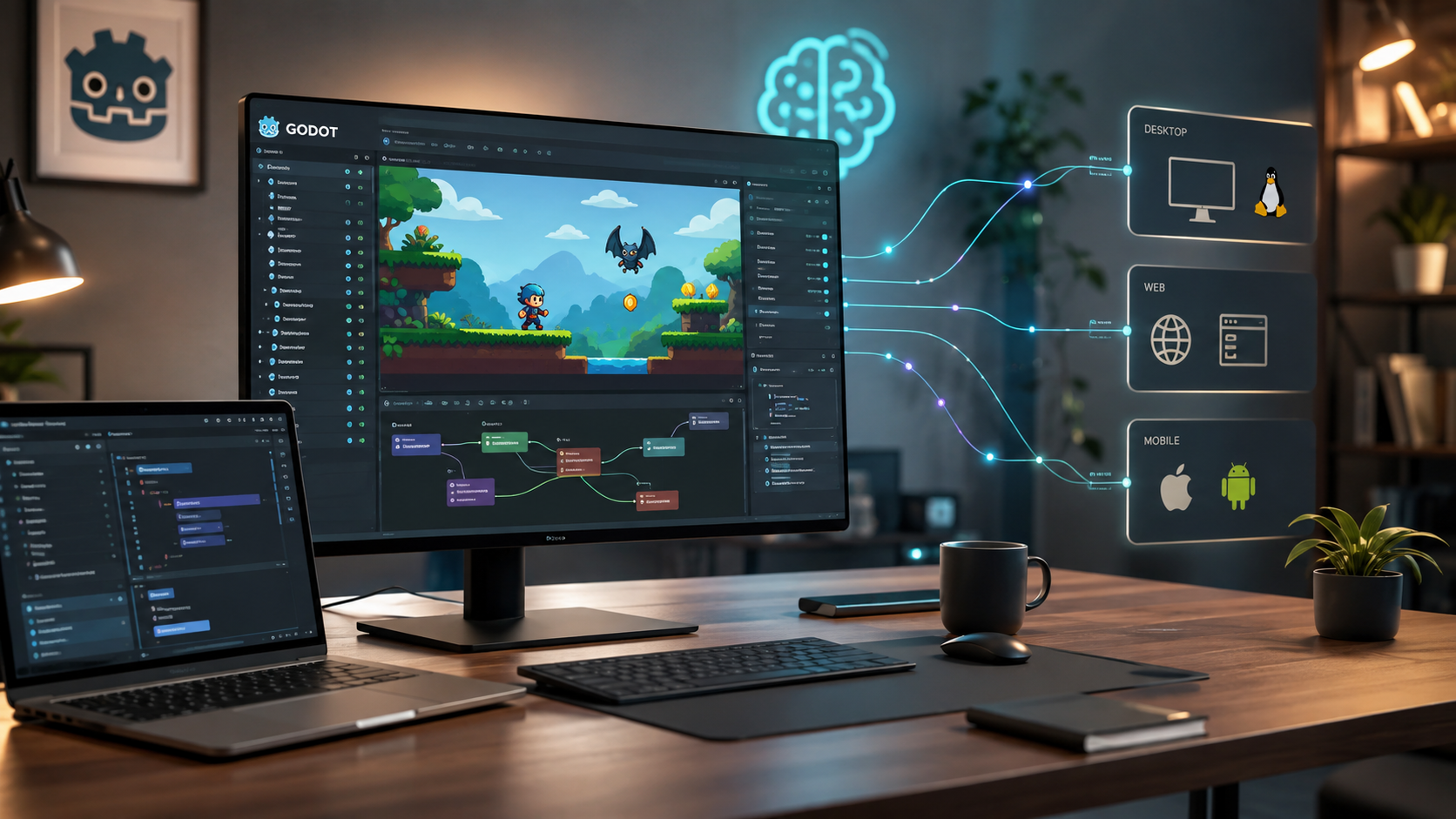 Godot 4.7：把 AI 生成的游戏原型，收敛成可验证的跨平台产品